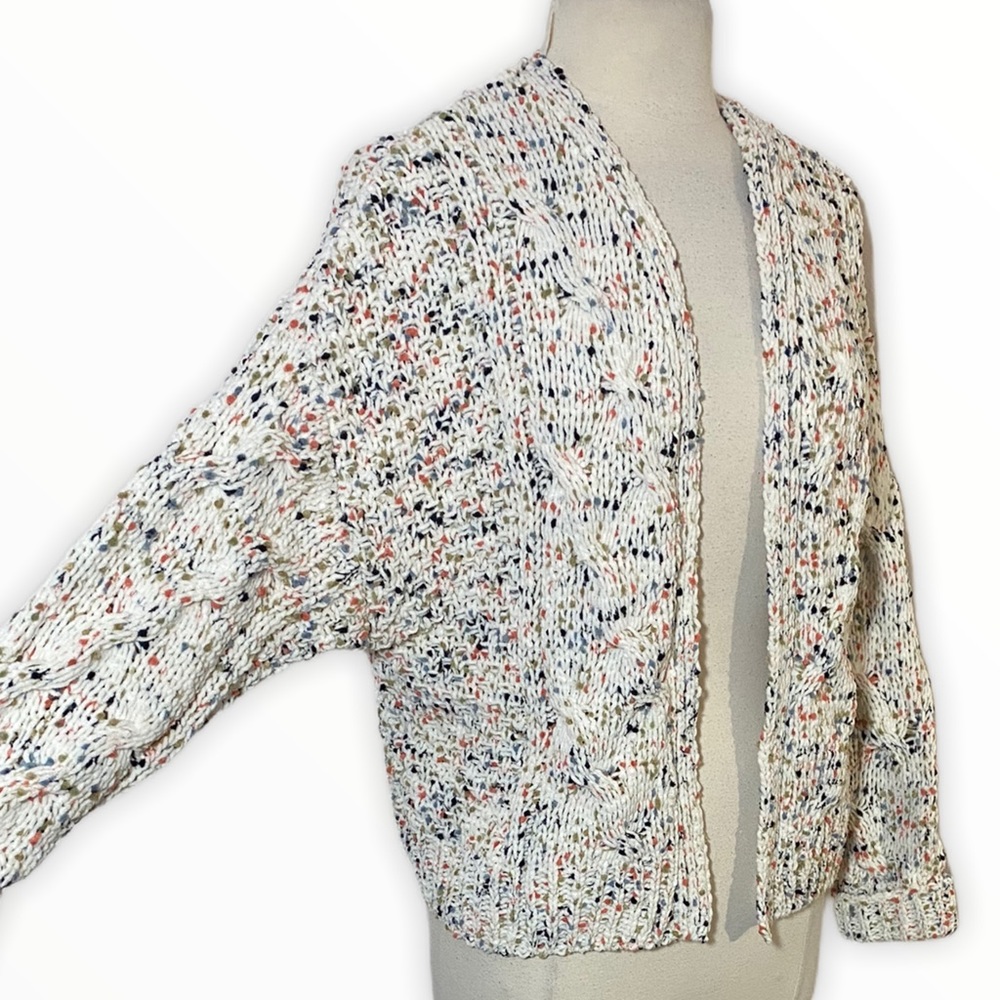 Sky + Sparrow cable knit crop cardigan - Picture 6 of 12